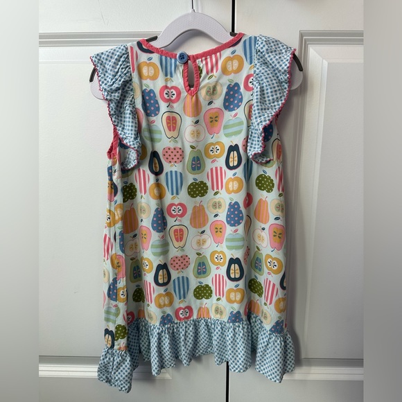 Matilda Jane Girls Quiz Me Tunic Fruit Print (Size 8) - Picture 3 of 6